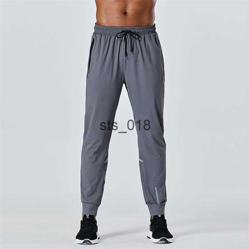 Yoga Outfit LL Men's Jogger Long Pants Sport Yoga Outfit Outdoor For Running Yogo Gym Pockets Sweatpants Trousers Mens Casual Elastic Waist fitne