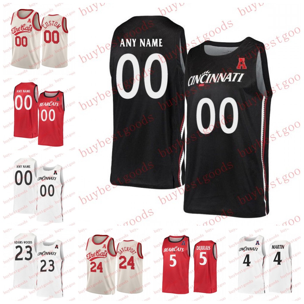Basketball Jerseys Custom NCAA Cincinnati Bearcats Basketball Jersey 5 David DeJulius 24 Jeremiah Davenport 32 Jarrett Hensley 21 Chase Kirkwood Dan Skillings, Style
Basketball Jerseys Custom NCAA Cincinnati Bearcats Basketball Jersey 5 David DeJulius 24 Jeremiah Davenport 32 Jarrett Hensley 21 Chase Kirkwood Dan Skillings, Style