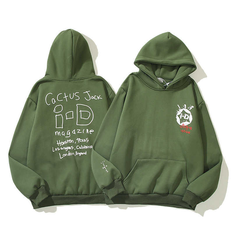 Fashion Brand Luxury Travisscott I-d Id Magazine Plush Green Hoodie for Men and Women
Fashion Brand Luxury Travisscott I-d Id Magazine Plush Green Hoodie for Men and Women
