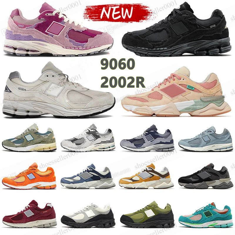 Men Women 9060 2002R Casual Shoes Athletic Suede Black White Protection Pack Pink Rain Cloud Phantom Sea Salt Sail Designer Bowling OG Outdoor Sneakers 36-45
Men Women 9060 2002R Casual Shoes Athletic Suede Black White Protection Pack Pink Rain Cloud Phantom Sea Salt Sail Designer Bowling OG Outdoor Sneakers 36-45