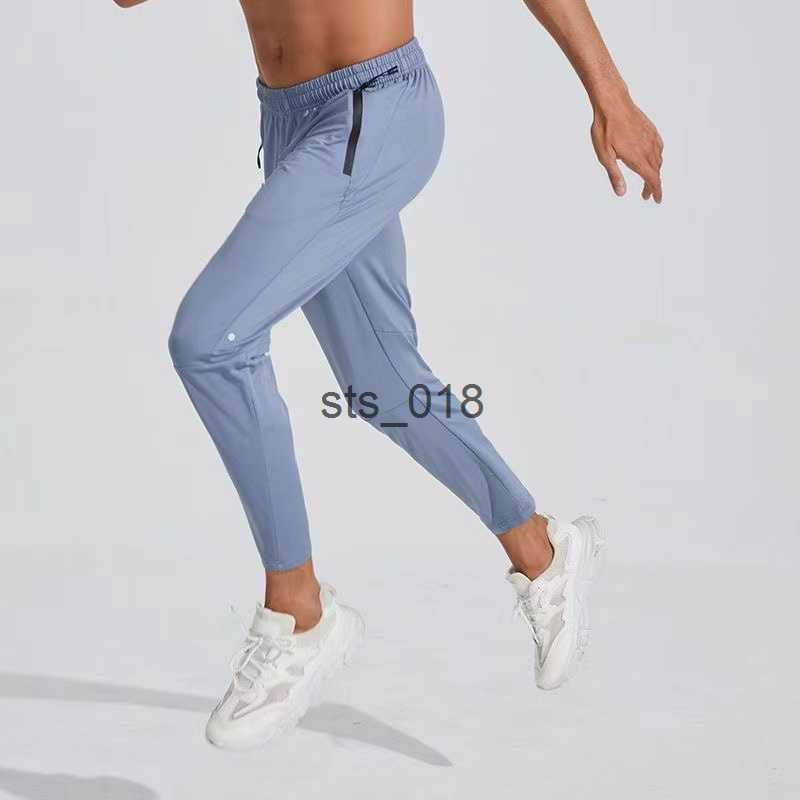 Yoga Outfit LL Men's Jogger Long Pants Sport Yoga Outfit Quick Dry Drawstring Gym Pockets Sweatpants Trousers Mens Casual Elastic Waist fitness 4