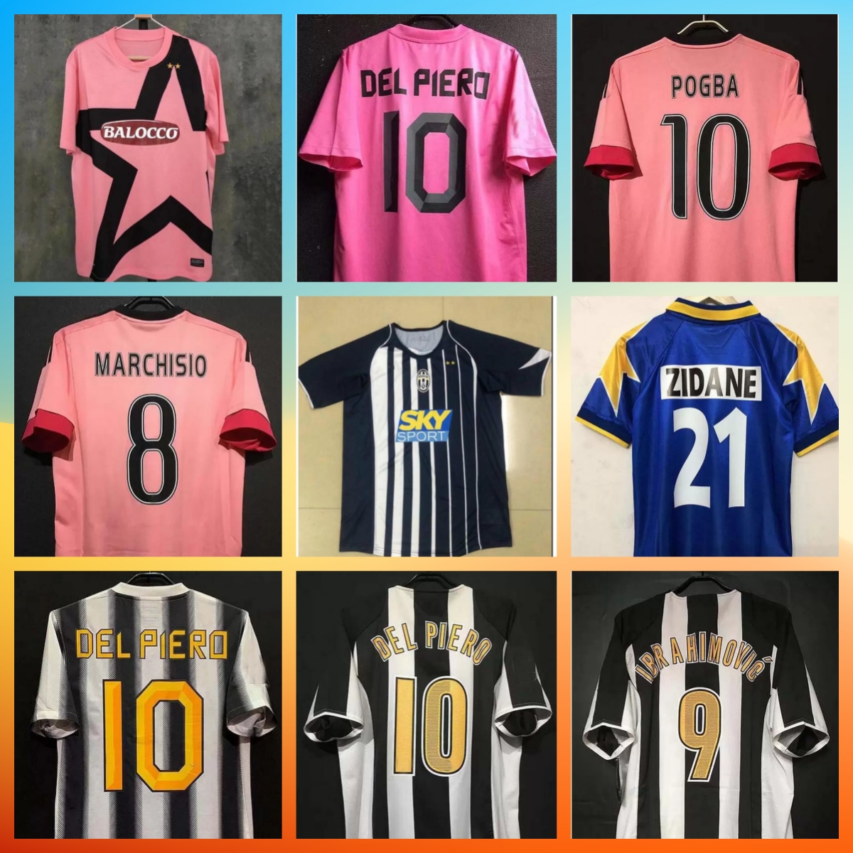 ZIDANE DEL PIERO retro Newest soccer jerseys 84 85 95 97 98 99 00 02 03 04 05 11 12 15 16 MARCHISIO POGBA MATRI IBRAHIMOVIC Vintage Classic Top football kit shirt uniforms, 17
ZIDANE DEL PIERO retro Newest soccer jerseys 84 85 95 97 98 99 00 02 03 04 05 11 12 15 16 MARCHISIO POGBA MATRI IBRAHIMOVIC Vintage Classic Top football kit shirt uniforms, 17