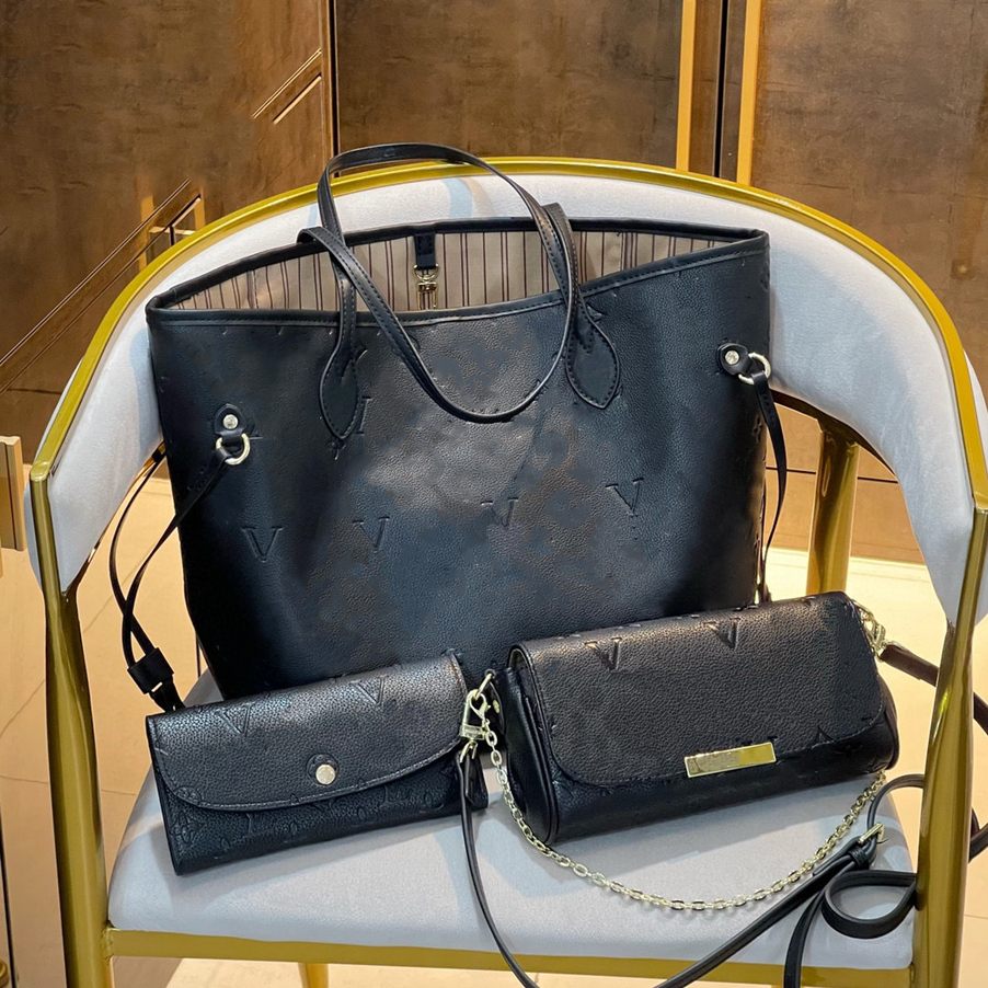 Designer Three-piece bag Totes Backpack Luxury Brand Zipper Wallets Women HandBags Tote Real Leather Bags Lady Plaid Purses Duffle Luggage by fen 0014, #1
Designer Three-piece bag Totes Backpack Luxury Brand Zipper Wallets Women HandBags Tote Real Leather Bags Lady Plaid Purses Duffle Luggage by fen 0014, #1