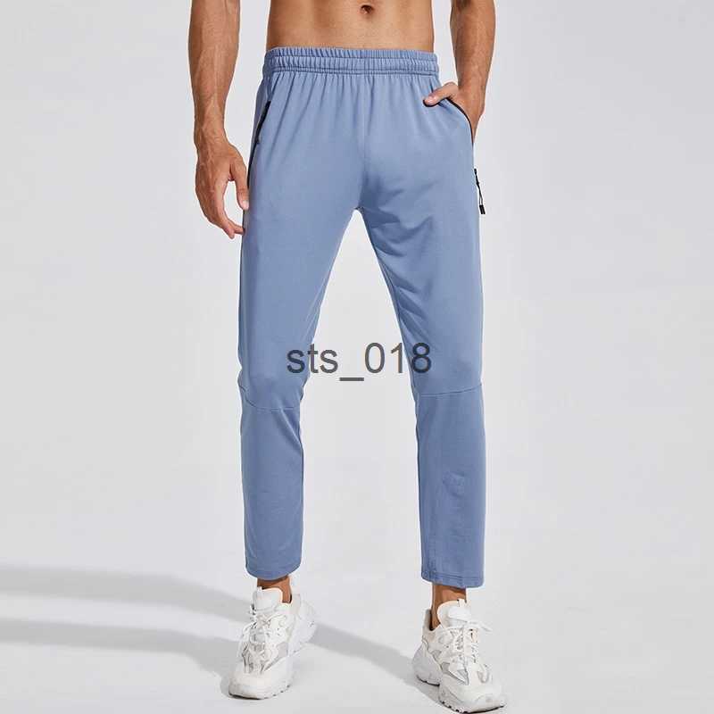 Yoga Outfit LL Men's Jogger Long Pants Sport Yoga Outfit Quick Dry Drawstring Gym Pockets Sweatpants Trousers Mens Casual Elastic Waist fitness 4