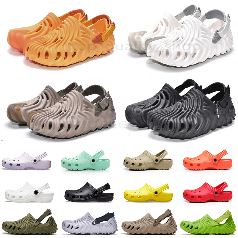 

2023 crocs charms sandals salehe bembury croc sandal pollex clog crocodile buckle designer slippers Black Sasquatch slides women mens clogs casual shoes loafers, D30 36-40