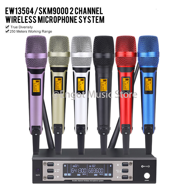 Microphones ENGOT EW135G4 EW100G4 EW 100 G4 wireless microphone system with SKM9000 haneheld suitable for small package ew135g4 230227
Microphones ENGOT EW135G4 EW100G4 EW 100 G4 wireless microphone system with SKM9000 haneheld suitable for small package ew135g4 230227