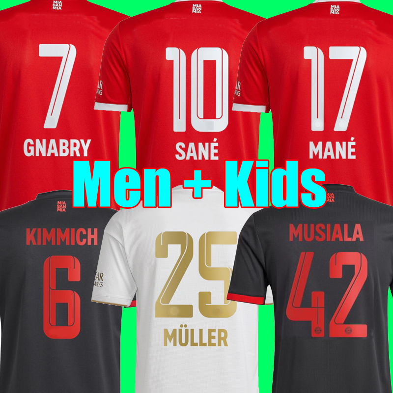 22 23 soccer jerseyS 2022 2023 SANE MUSIALA COMAN football shirts men kids uniform sets, 3rd kids
22 23 soccer jerseyS 2022 2023 SANE MUSIALA COMAN football shirts men kids uniform sets, 3rd kids