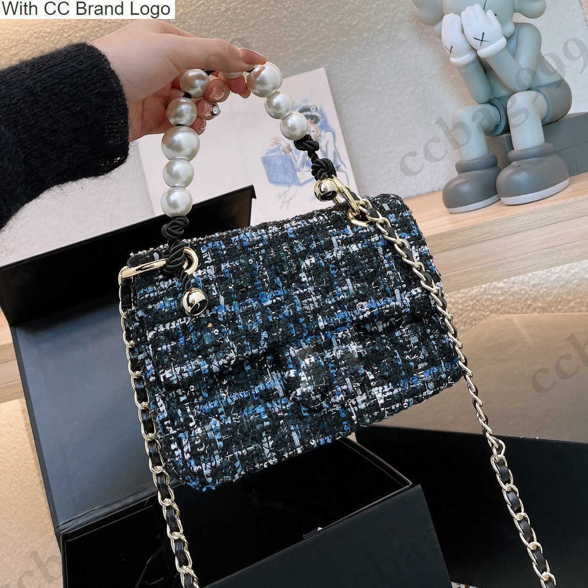CC Brand Totes Bead Handle Totes Woolen Quilted Bags Designer Large Capacity Hardware Chain Crossbody Purse French Trend Handbags Womens Classic Flap Shoulder W, Box
CC Brand Totes Bead Handle Totes Woolen Quilted Bags Designer Large Capacity Hardware Chain Crossbody Purse French Trend Handbags Womens Classic Flap Shoulder W, Box