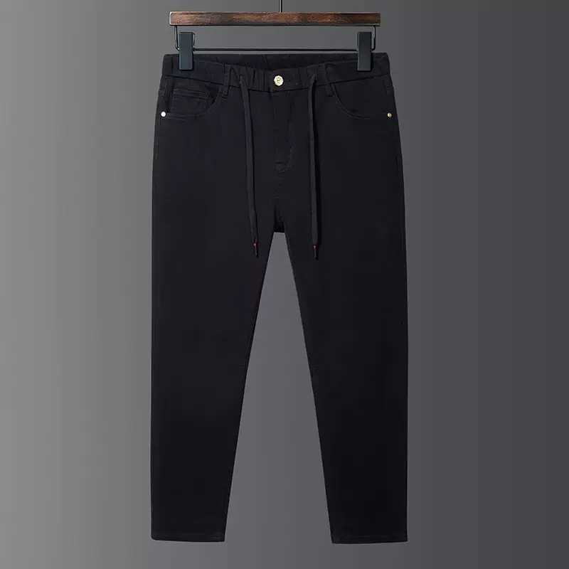 Fashion Jeans Thin Elastic Spring Summer New Fashion England Casual Embroidery High Quality, Black
Fashion Jeans Thin Elastic Spring Summer New Fashion England Casual Embroidery High Quality, Black