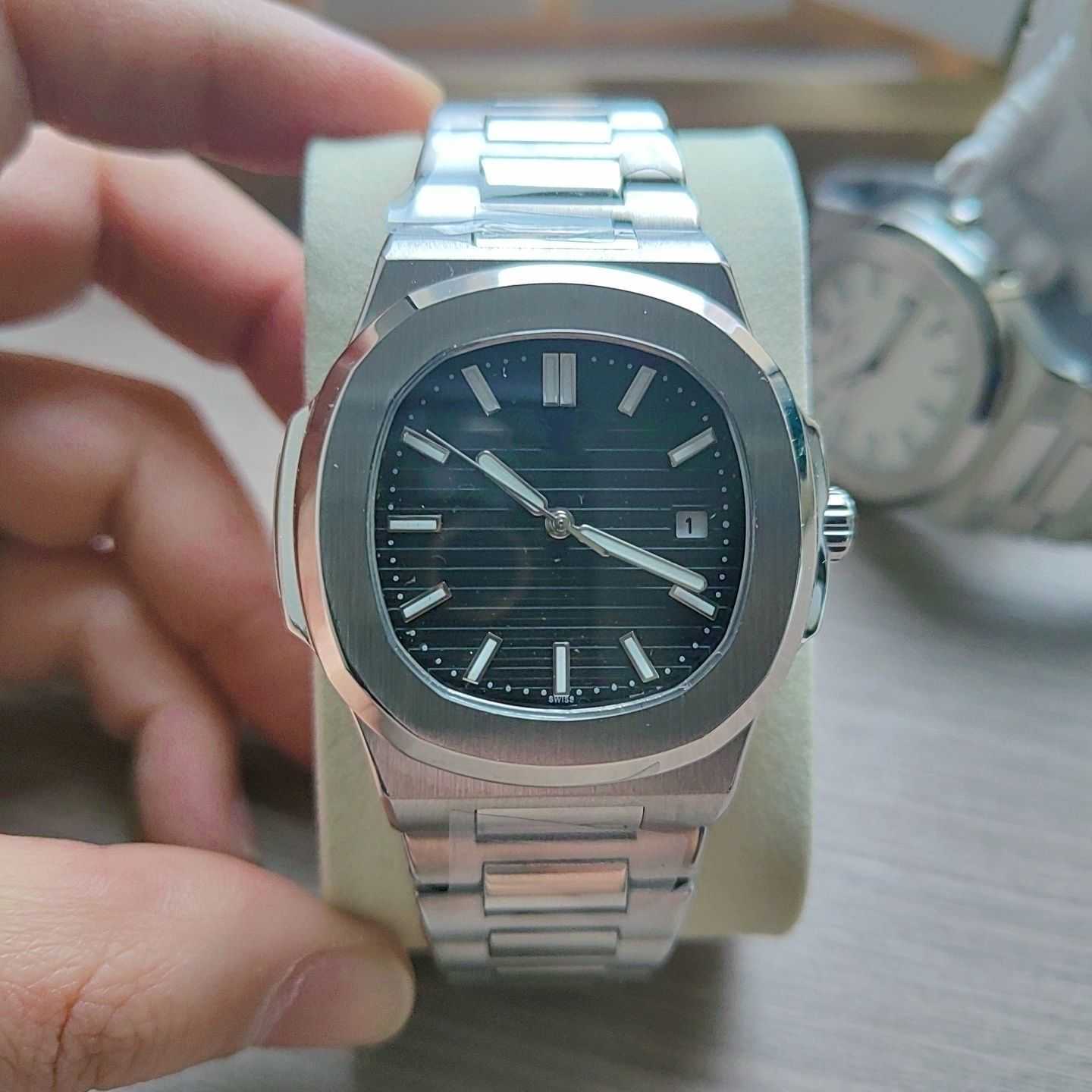 Luxury Watches 3k 40mm 3K pp5711 8.3mm SUPERCLONE PP watch ice blue white answer sports men's three-pin automatic mechanical high-end fashion NOSA, White steel black
Luxury Watches 3k 40mm 3K pp5711 8.3mm SUPERCLONE PP watch ice blue white answer sports men's three-pin automatic mechanical high-end fashion NOSA, White steel black