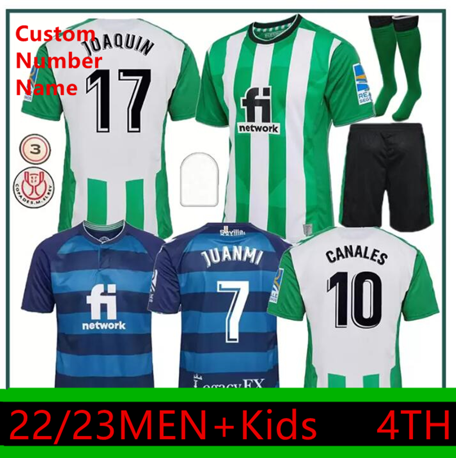 22 23 Betis soccer Jerseys Men's Tracksuits JOAQUIN Loren 2022/23 Football Shirts BOUDEBOUZ BARTRA Special Training suits football kids SETS, 3rd+patch
22 23 Betis soccer Jerseys Men's Tracksuits JOAQUIN Loren 2022/23 Football Shirts BOUDEBOUZ BARTRA Special Training suits football kids SETS, 3rd+patch