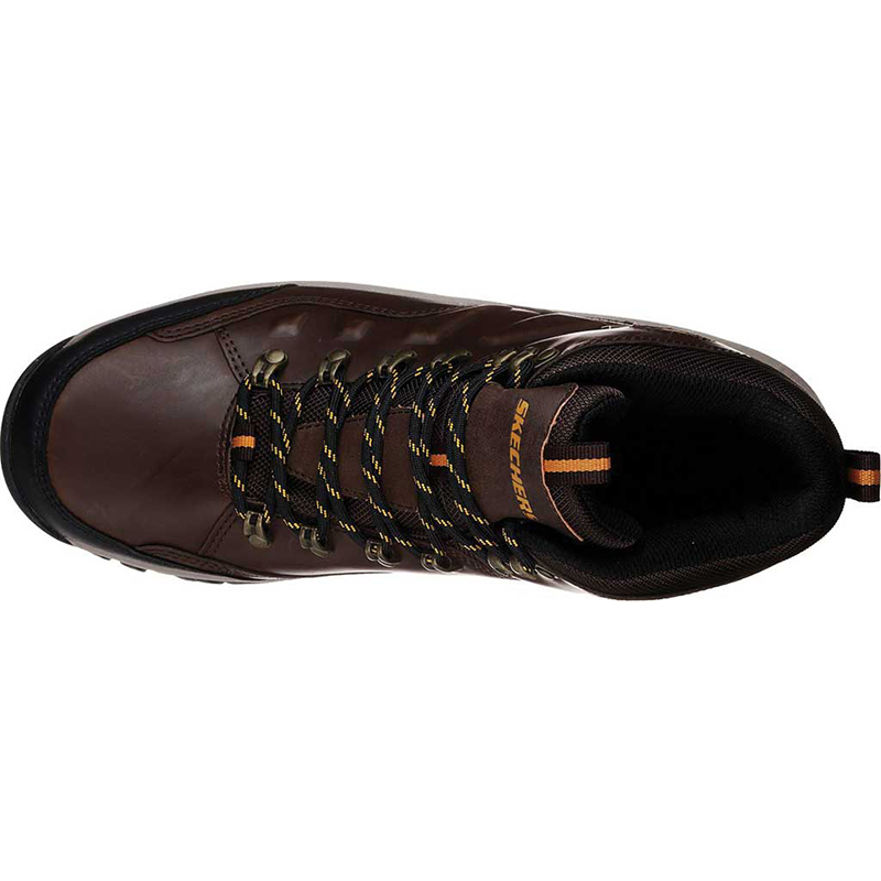 Skechers Men s Relaxed Fit Relment Traven Lace Up Waterproof Boot compass