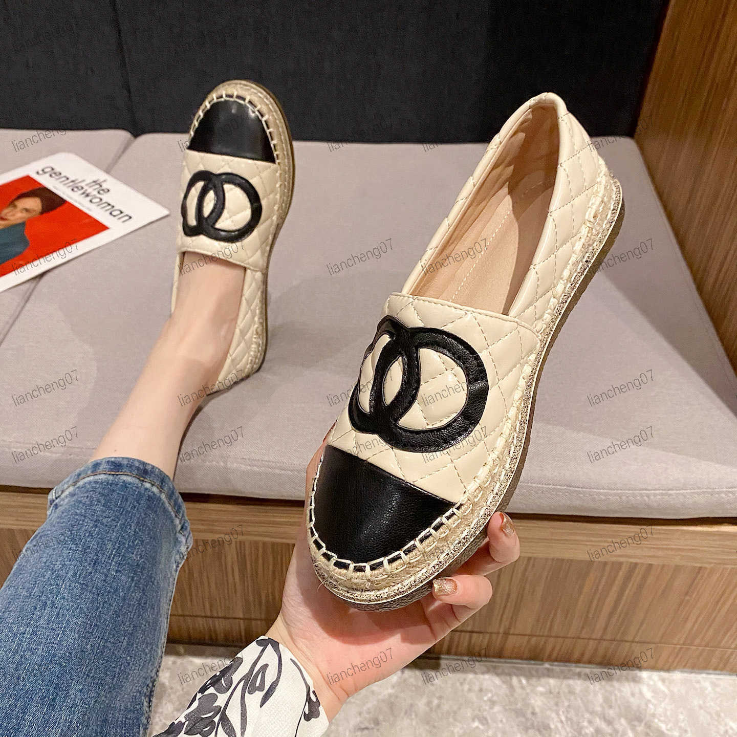 Dress Shoes Four Seasons Flat Shoes Women 2023 New Str Hemp Rope Fisherman Shoes Slip on Casual Ladies Breathable Platform Shoes G230213, Apricot
Dress Shoes Four Seasons Flat Shoes Women 2023 New Str Hemp Rope Fisherman Shoes Slip on Casual Ladies Breathable Platform Shoes G230213, Apricot