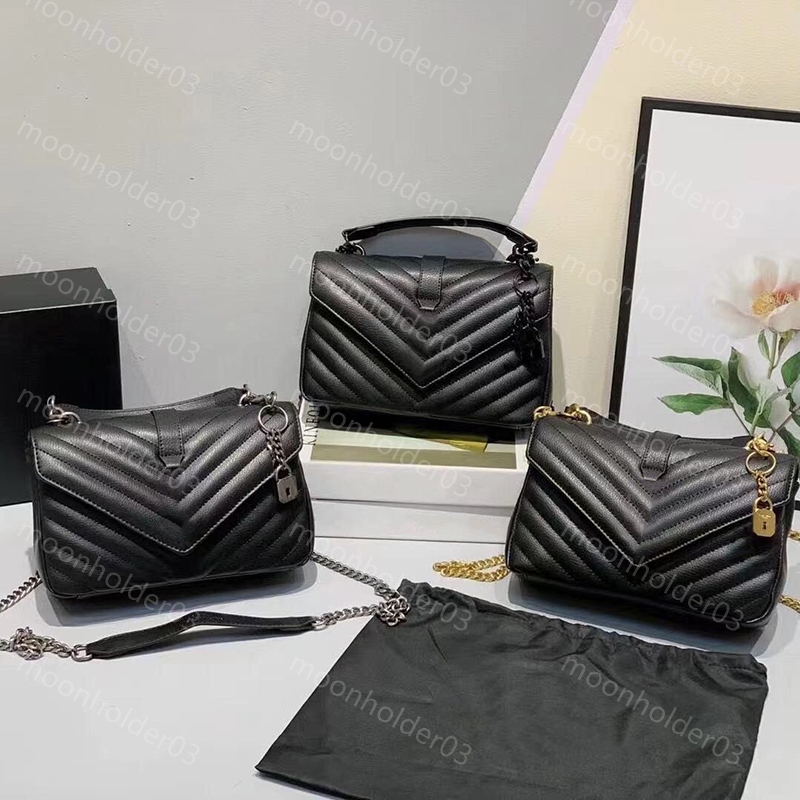 Designer Shoulder Bags Luxury Women Purse crossbody leather handbag chain locks messenger bag fashion lady chains cowhide Clutch Ladies Luxurys Casual handbags