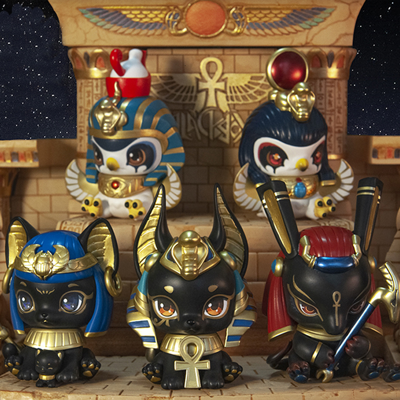 

Other Toys Aaru Garden Blind Box Kawaii Anime Mystery Figure Anubis Bastet Surprise Collection Model Doll Girl Birthday Gift