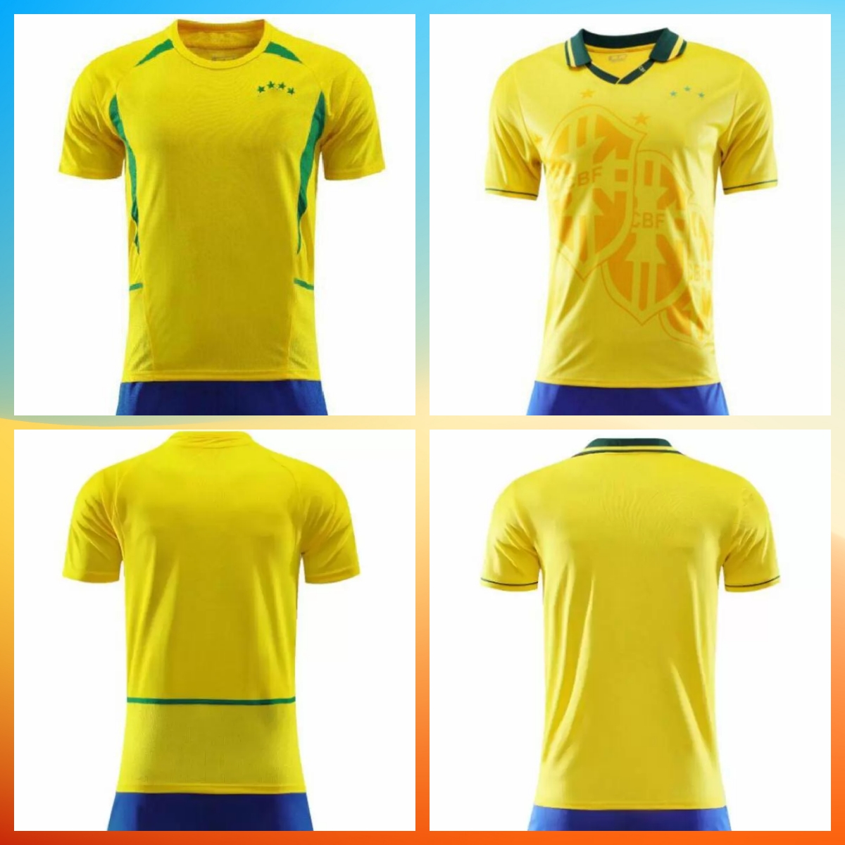 adult kids kit Brasil soccer jerseys 1994 2002 retro shirts Carlos Romario Ronaldo Ronaldinho camisa de futebol BraziLS RIVALDO ADRIANO, 02
adult kids kit Brasil soccer jerseys 1994 2002 retro shirts Carlos Romario Ronaldo Ronaldinho camisa de futebol BraziLS RIVALDO ADRIANO, 02