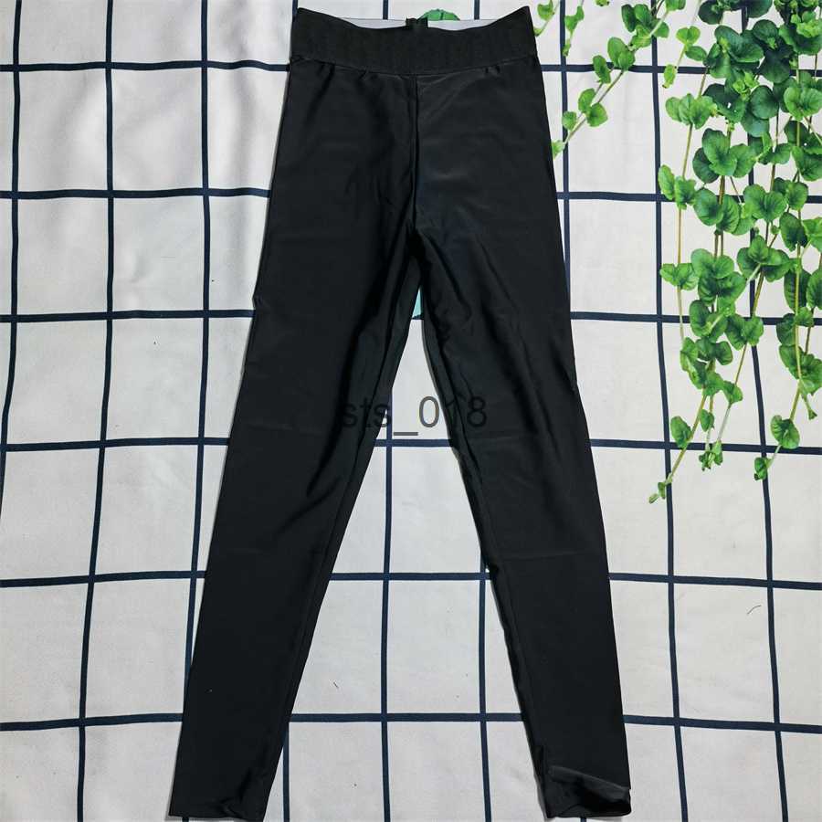 Swim wear Cheetah Swim Wear Women's Two Piece Pants Tracksuits Yoga Suits Leopard Black Print Long Sleeves Waist Slim Leggings Sport Suit T230228