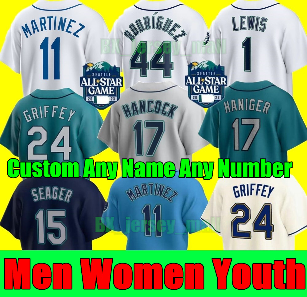 2023 S- Custom 44 Julio Rodriguez Jersey 24 Ken Griffey Eugenio Suarez Mariners Ty France 3 J.P. Crawford 13 Abraham Toro 12 Evan White 51 Ichiro Jerseys, As shown in illustration
2023 S- Custom 44 Julio Rodriguez Jersey 24 Ken Griffey Eugenio Suarez Mariners Ty France 3 J.P. Crawford 13 Abraham Toro 12 Evan White 51 Ichiro Jerseys, As shown in illustration