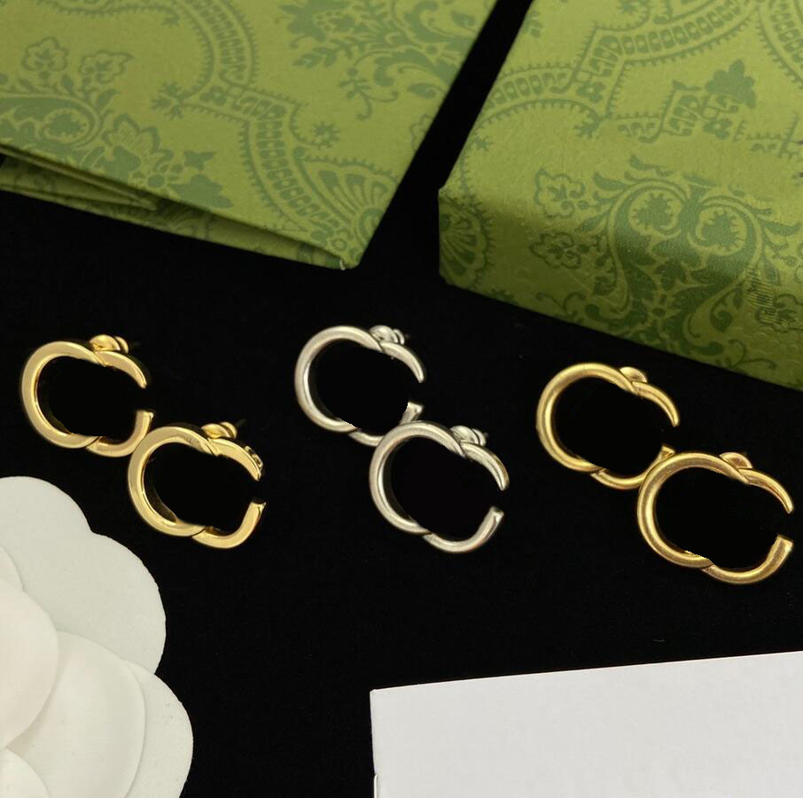 Classic Double Letter Charm Earrings Women Brand Designer Gold Silver Studs Letter Steel Eardrops For Ladies Dangler Birthday Anniversary Gift With BOX
Classic Double Letter Charm Earrings Women Brand Designer Gold Silver Studs Letter Steel Eardrops For Ladies Dangler Birthday Anniversary Gift With BOX