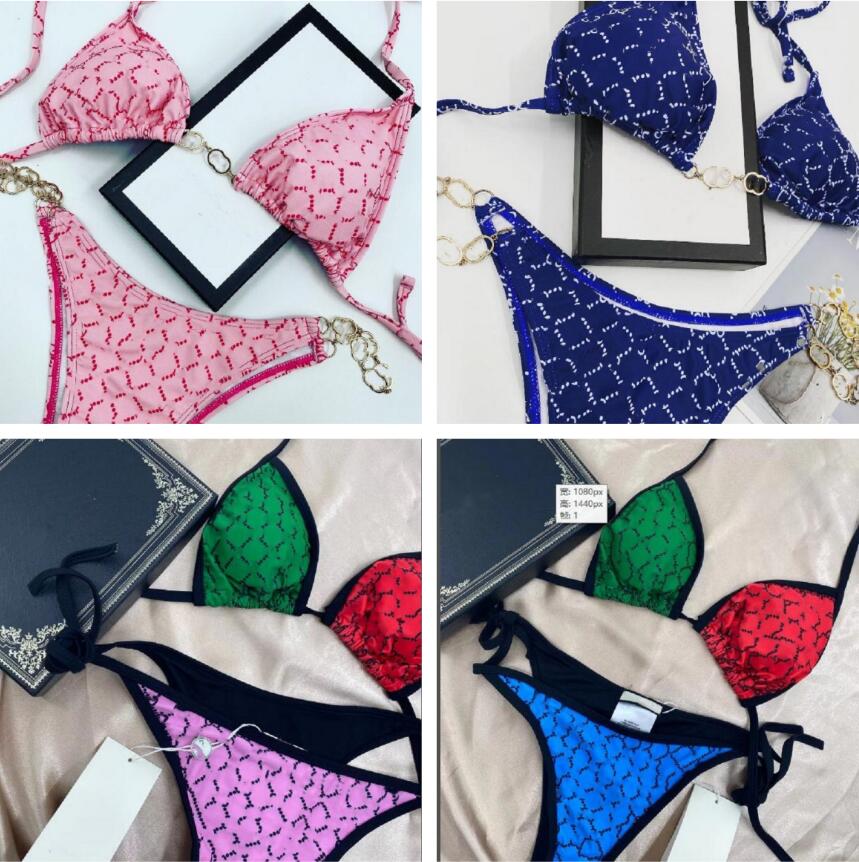 Designer Swimwear Bikini Top 2023 Two-Piece Bikinis Designer Three-point Swimsuit for Woman Full Letters Summer Beach Bathing Suits Swimwear, Gu16blue
Designer Swimwear Bikini Top 2023 Two-Piece Bikinis Designer Three-point Swimsuit for Woman Full Letters Summer Beach Bathing Suits Swimwear, Gu16blue