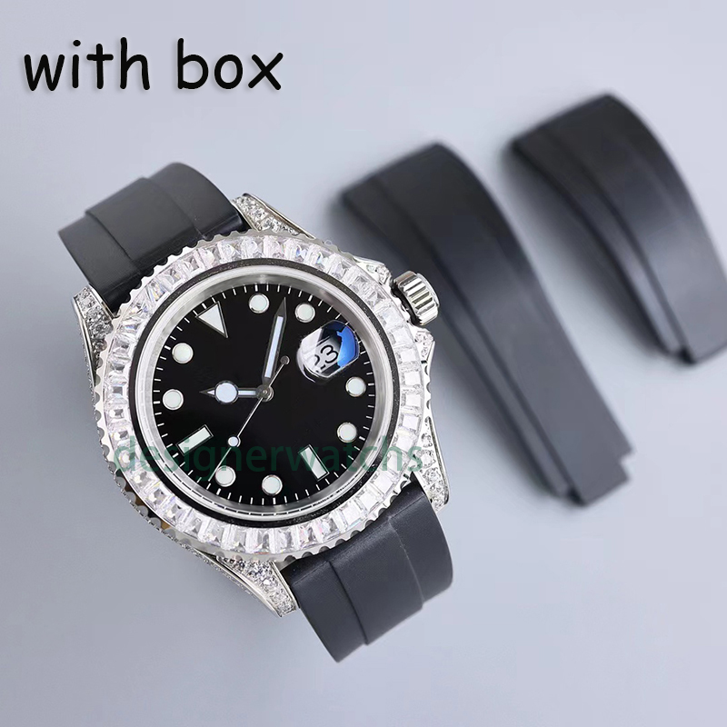 Mens high-end business designer watch automatic movement mechanical wrist watch waterproof sports strap mens sports watch can add sapphire glass