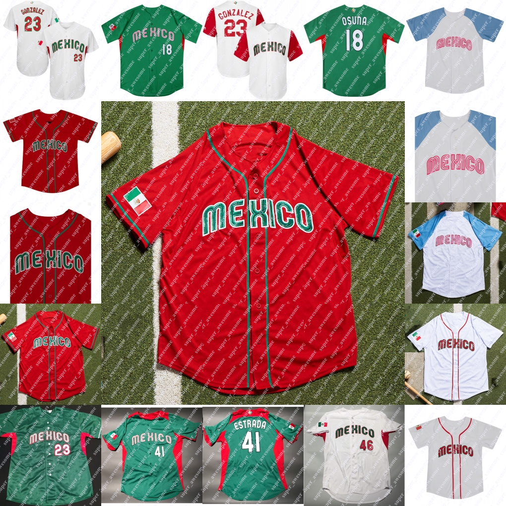 Mexico 2023 World Baseball Classic Baseball Jersey Julio Urias Austin Barnes Rowdy Tellez Adrian Gonzalez Fernando Valenzuela Jarren Duran Patrick Sandoval, White 2023
Mexico 2023 World Baseball Classic Baseball Jersey Julio Urias Austin Barnes Rowdy Tellez Adrian Gonzalez Fernando Valenzuela Jarren Duran Patrick Sandoval, White 2023