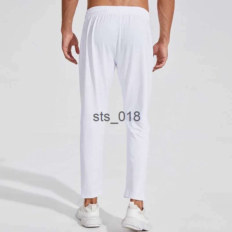 Yoga Outfit LL Men's Jogger Long Pants Sport Yoga Outfit Quick Dry Drawstring Gym Pockets Sweatpants Trousers Mens Casual Elastic Waist fitness 4