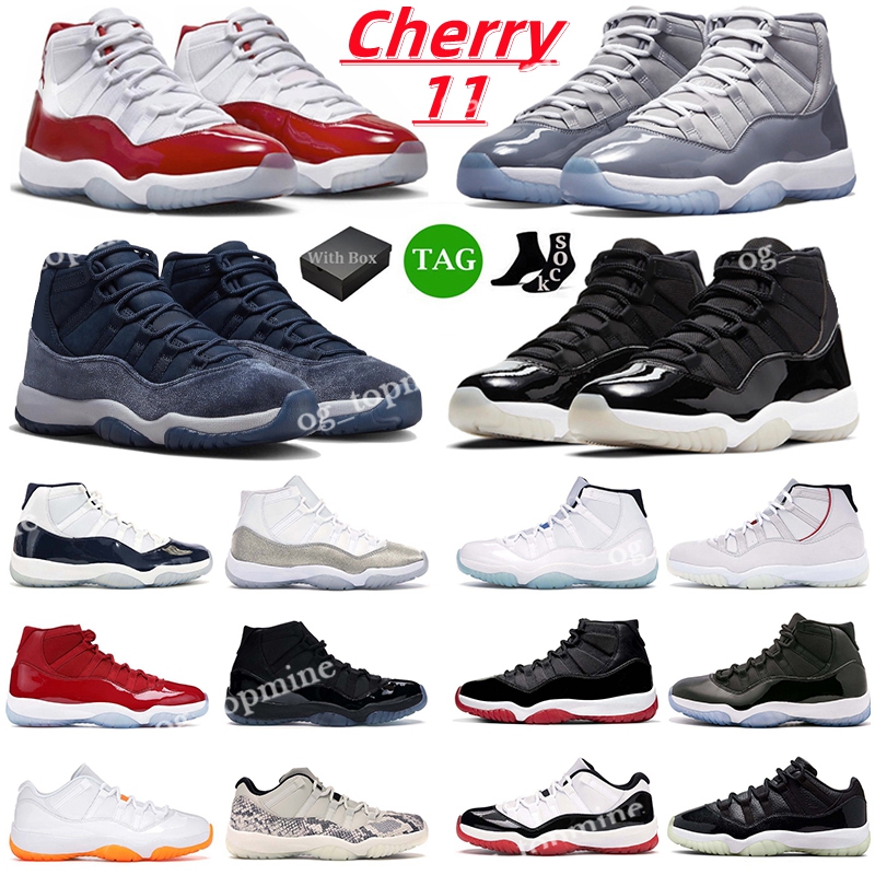 With Box Jumpman Retro 11 Basketball Shoes Men Women Cherry 11s Midnight Navy Velvet Cool Grey 25th Anniversary Bred Mens Trainers Sport Sneakers, #11
With Box Jumpman Retro 11 Basketball Shoes Men Women Cherry 11s Midnight Navy Velvet Cool Grey 25th Anniversary Bred Mens Trainers Sport Sneakers, #11