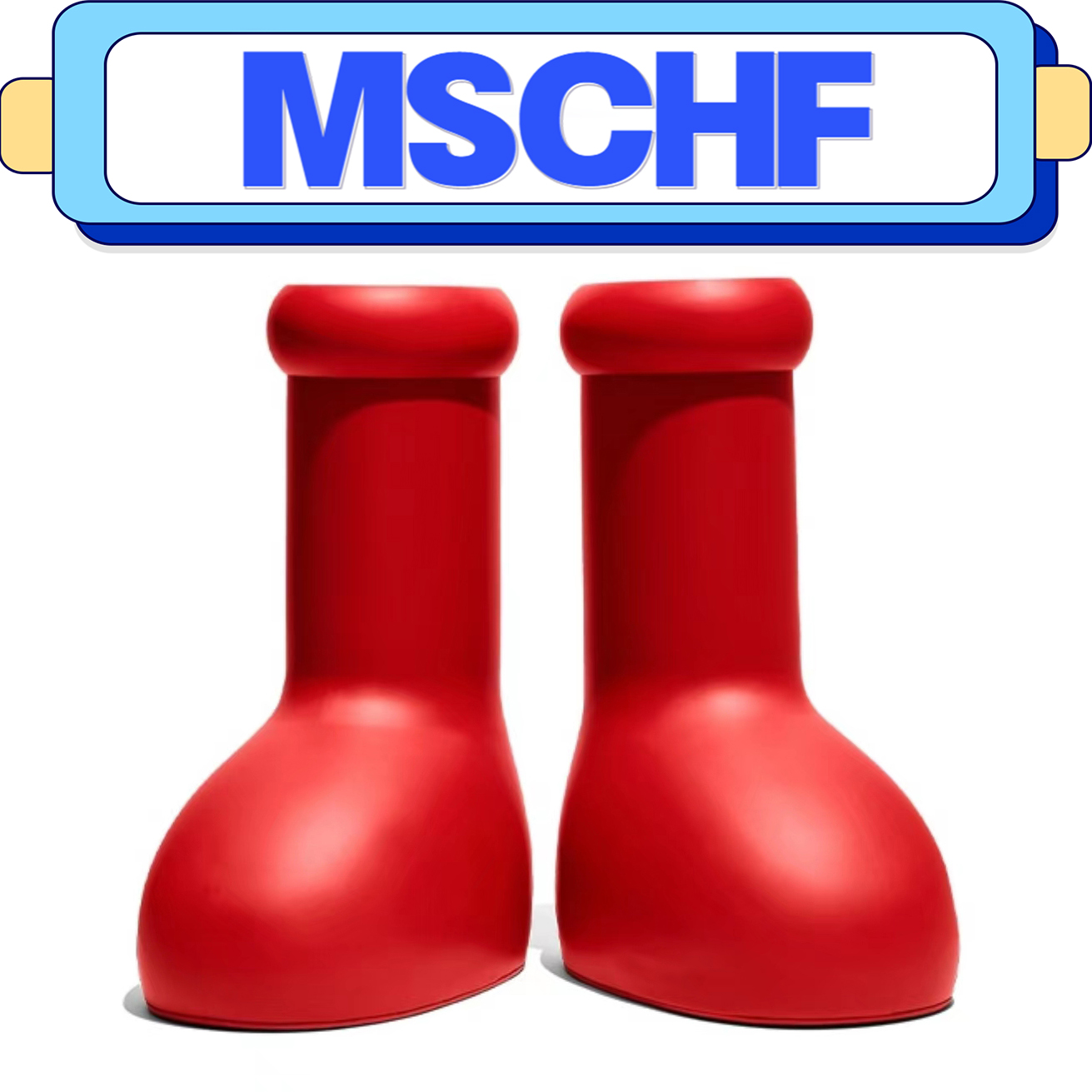 MSCHF Big red Boots Astro Boy Men Women Rain Boot Thick Bottom Non-Slip Booties Platform Designer Bootie Fashion Astros Boys shoes EUR 36-47
MSCHF Big red Boots Astro Boy Men Women Rain Boot Thick Bottom Non-Slip Booties Platform Designer Bootie Fashion Astros Boys shoes EUR 36-47