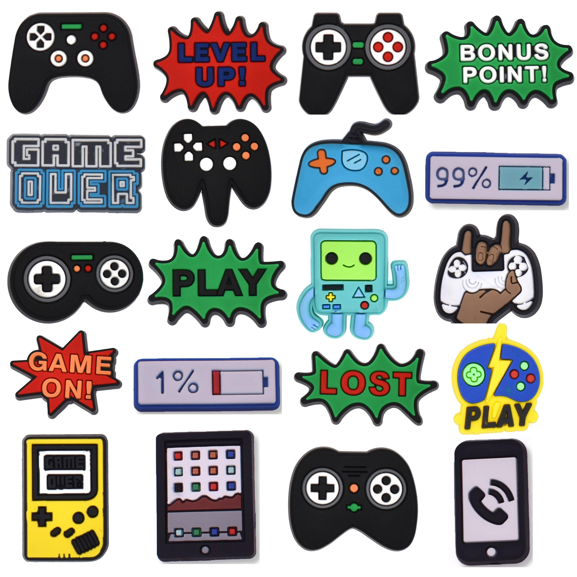 Wholesale video game controller shoe charm decoration buckle accessories for croc charms jibitz clog pins
Wholesale video game controller shoe charm decoration buckle accessories for croc charms jibitz clog pins