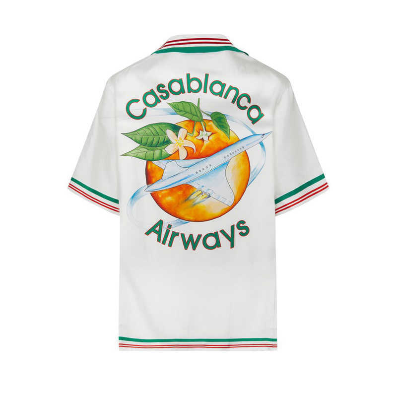 Casablanca silk casual shirt Men and Women White Orange Print Couple Twill Silk Shirt, Shorts
Casablanca silk casual shirt Men and Women White Orange Print Couple Twill Silk Shirt, Shorts