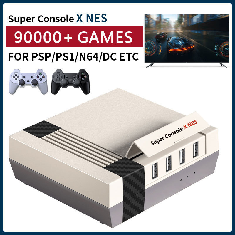 Game Controllers Joysticks Retro Super Console X NES Video Game Console HD Output Built-in 90000 Retro Games 60 Emulators For PSP/PS1/SNES/NES/N64/MAME 230228
Game Controllers Joysticks Retro Super Console X NES Video Game Console HD Output Built-in 90000 Retro Games 60 Emulators For PSP/PS1/SNES/NES/N64/MAME 230228