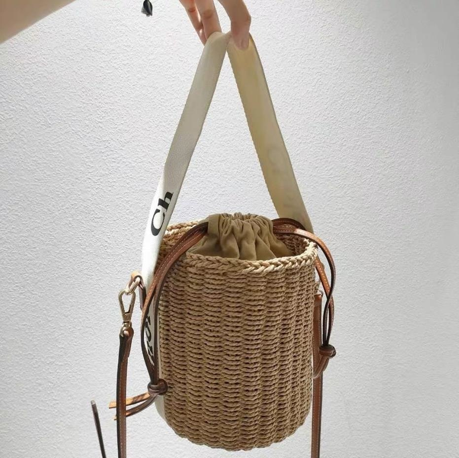 Fashion Women's Straw Weave Bucket Bags Logo Letter Printing Designer Crossbody Bag Handbags, Straw bag
Fashion Women's Straw Weave Bucket Bags Logo Letter Printing Designer Crossbody Bag Handbags, Straw bag