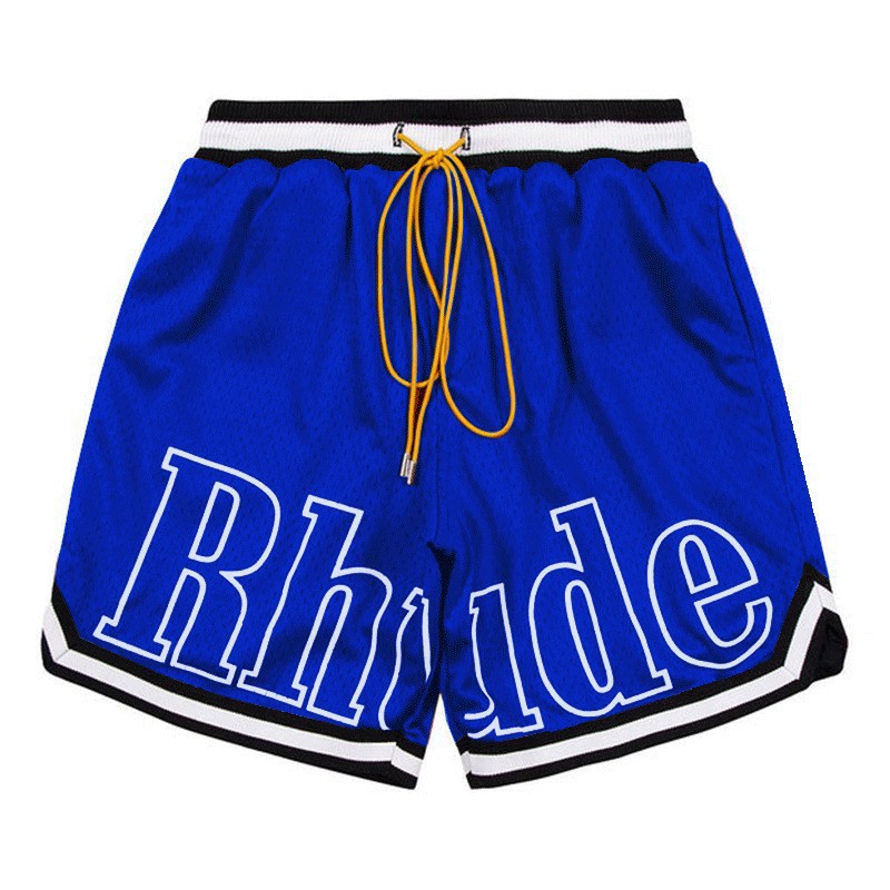 Designer Shorts Rhude Men's Capsule Summer Beach Pants Mesh Material Breathable Sweat Loose Fitness Basketball Mens Short Blue Size m 3xl
Designer Shorts Rhude Men's Capsule Summer Beach Pants Mesh Material Breathable Sweat Loose Fitness Basketball Mens Short Blue Size m 3xl