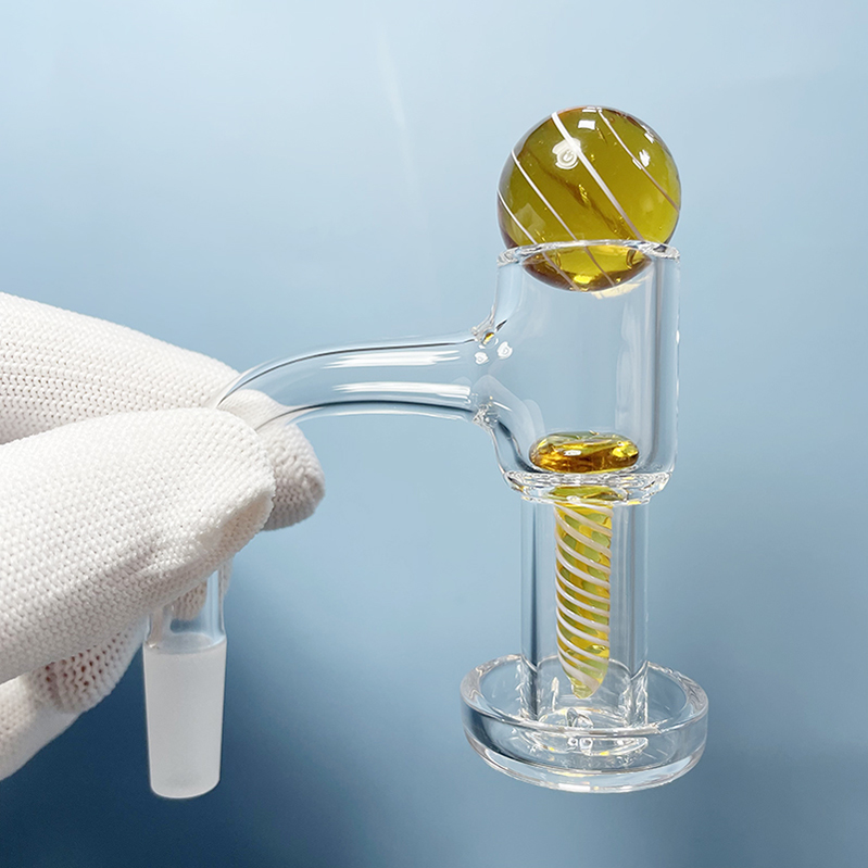 Full Weld Terp Slurper Quartz Banger w/ Long Barrel Beveled Edge Top 10mm 14mm Male Joint With Glass Marble Pearls Carb Cap Screw Spinning Pill
Full Weld Terp Slurper Quartz Banger w/ Long Barrel Beveled Edge Top 10mm 14mm Male Joint With Glass Marble Pearls Carb Cap Screw Spinning Pill