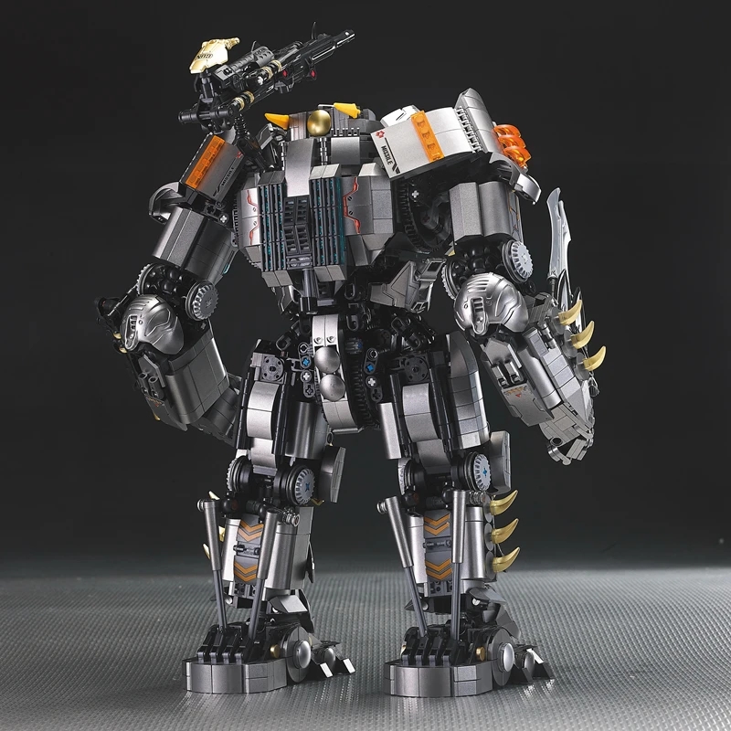 MOC League Heavy Bat Mecha Robot Building Blocks Difficulty Destroyer Fenrir Armor Super Heroes Batmach Assembly Children Christmas Gifts Boys Toys K8