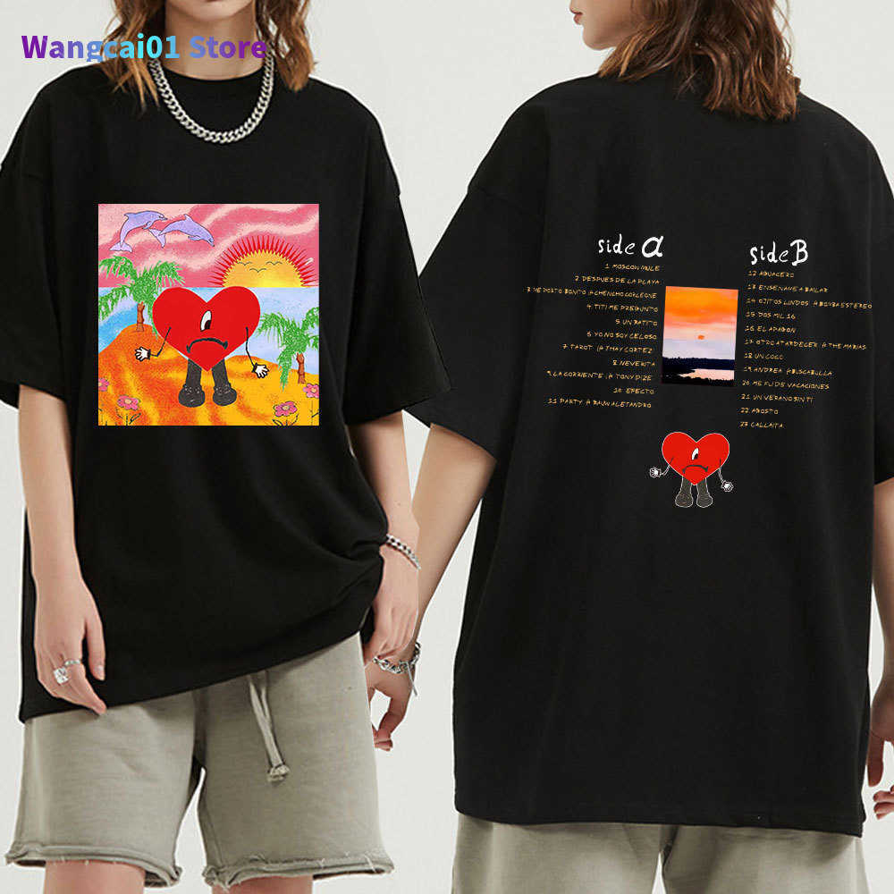 Men's T-Shirts Bad Bunny UN VERANO SIN TI Graphics T Shirt Unisex Hip Hop T Shirts Music Album Doub Sided Print Short Seve Tees Oversized 0301H23, White q04123-q04125
Men's T-Shirts Bad Bunny UN VERANO SIN TI Graphics T Shirt Unisex Hip Hop T Shirts Music Album Doub Sided Print Short Seve Tees Oversized 0301H23, White q04123-q04125