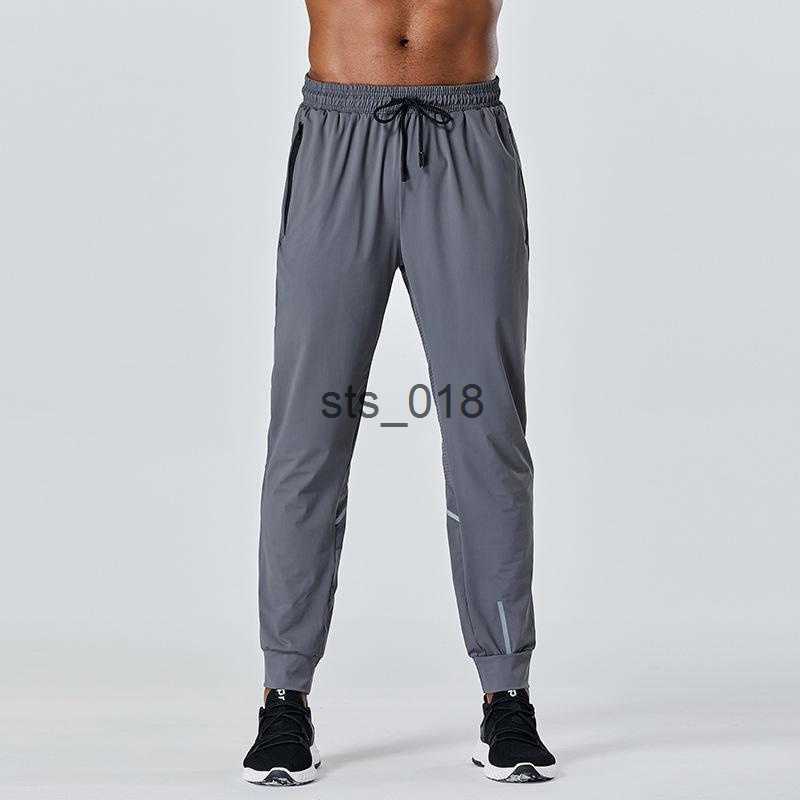 Yoga Outfit LL Men's Jogger Long Pants Sport Yoga Outfit Outdoor For Running Yogo Gym Pockets Sweatpants Trousers Mens Casual Elastic Waist fitne