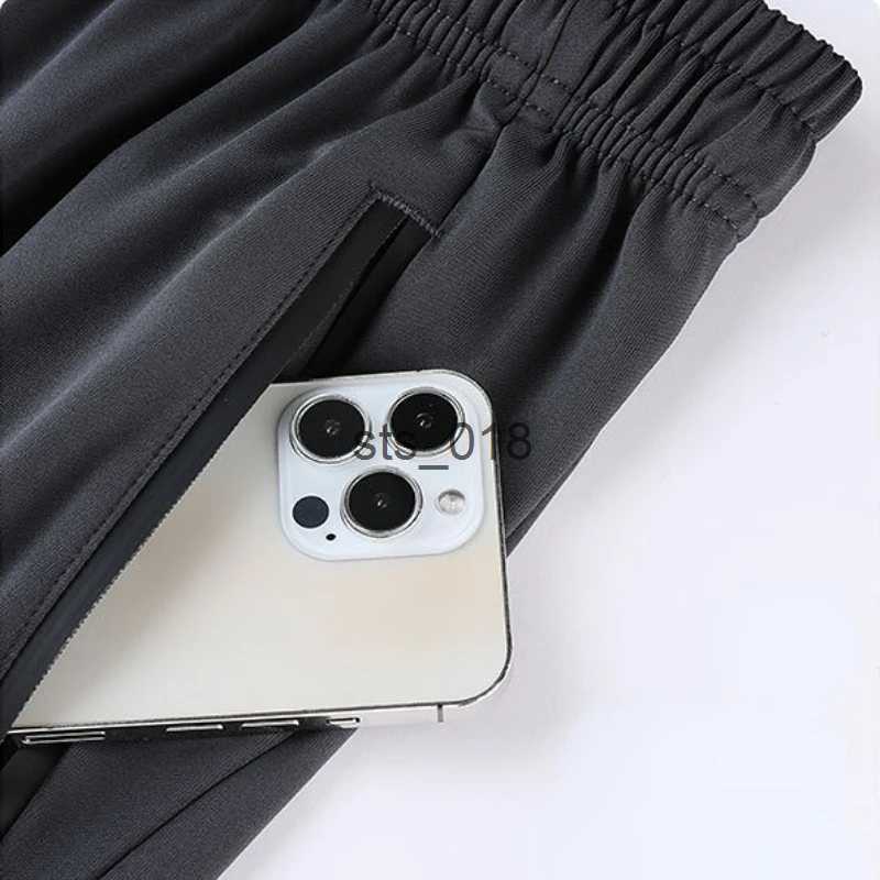 Yoga Outfit LL Men's Jogger Long Pants Sport Yoga Outfit Quick Dry Drawstring Gym Pockets Sweatpants Trousers Mens Casual Elastic Waist fitness 4