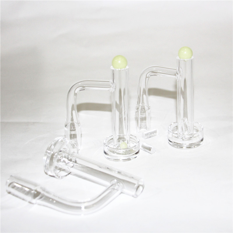 hookahs Smoking Quartz Banger With Glass Spinning Carb Cap 10mm 14mm 18mm Male Female Nails For Dab Rigs Water Bongs