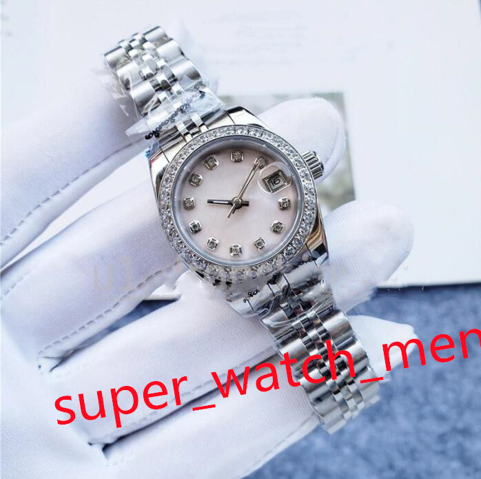 7 Style Women watch 31MM Full Stainless steel Automatic Mechanical diamond bezel Luminous Waterproof Lady Wristwatches sapphire ladies' favorite Christmas gift, Tool
7 Style Women watch 31MM Full Stainless steel Automatic Mechanical diamond bezel Luminous Waterproof Lady Wristwatches sapphire ladies' favorite Christmas gift, Tool