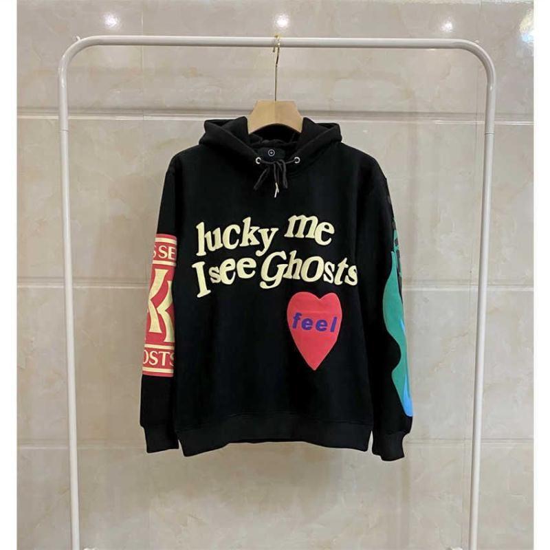 Mens Sweaters Men039s Hoodies Sweatshirts Men039s Hoodies Sweatshirts LUCKY ME I SEE GHOST Hoodie Men Women FEEL Kid Cu