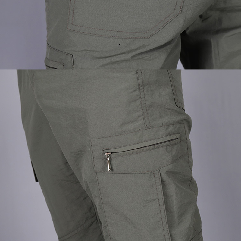Men's Pants Men Pants Casual Cargo Pants Militari Tactic Army Trousers Male Breathable Waterproof Multi-Pockets Pant Size S-5XL Plus Size 230228