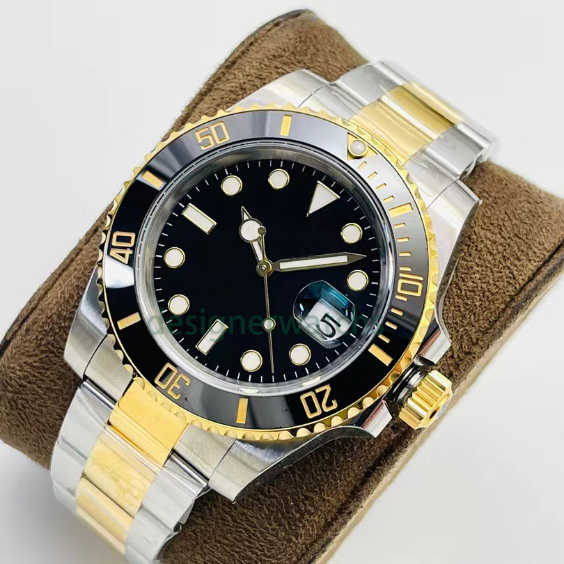 mens watch high quality luxury designer automatic mechanical movement watch size stainless steel strap waterproof sapphire glass business watch