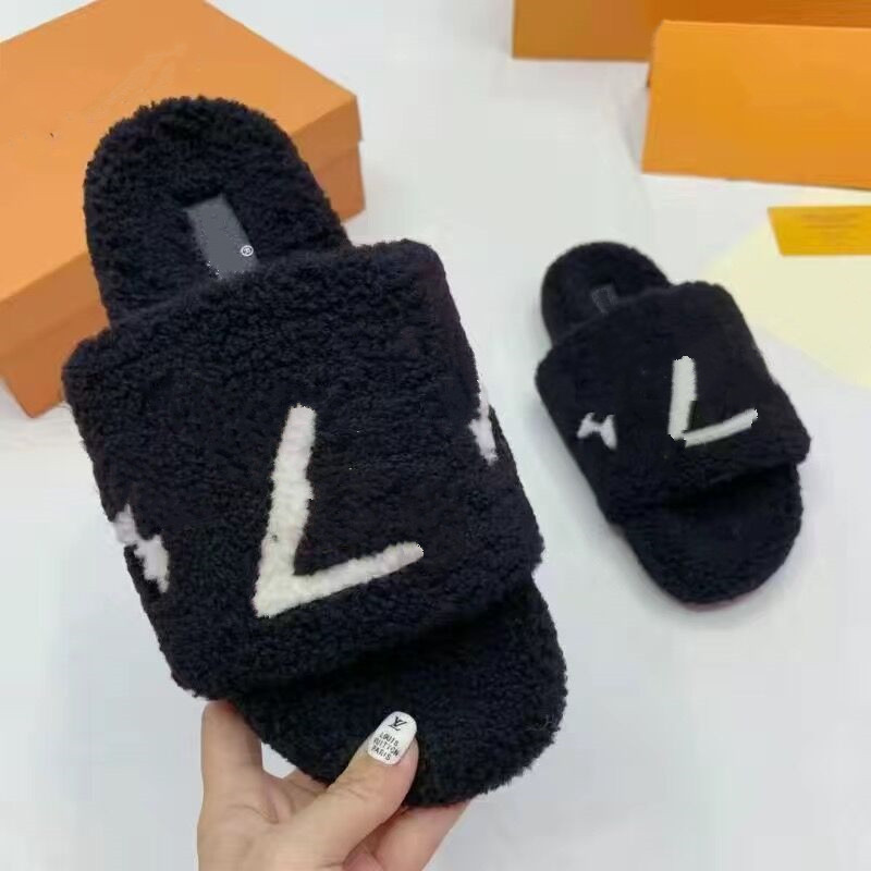 High-quality women's fashion fluffy slippers outside wear thick sole cotton slippers women's designer brand winter flip-flops 35-42 With BOX
High-quality women's fashion fluffy slippers outside wear thick sole cotton slippers women's designer brand winter flip-flops 35-42 With BOX