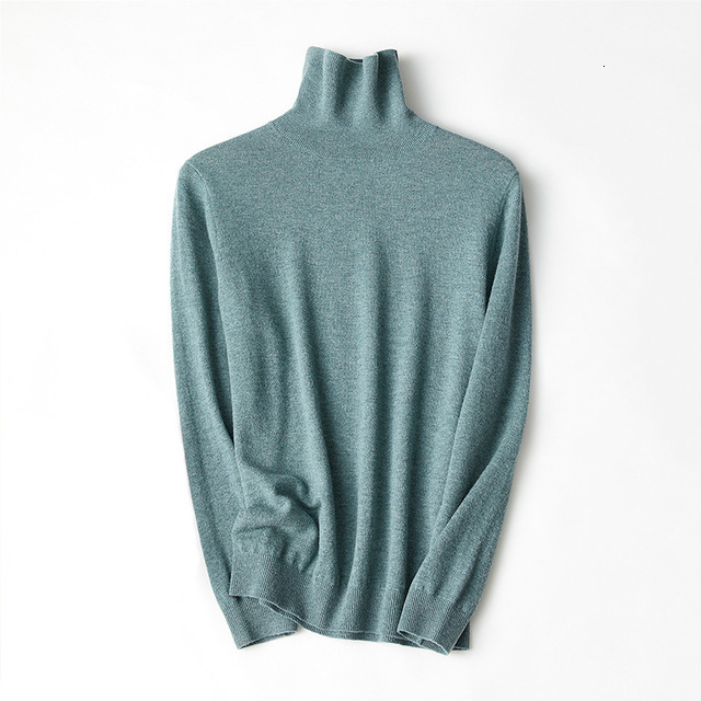Men's Sweaters SuyaDream Mens Sweaters 100%Merino Wool 3 Necks Plain Pullovers Fall Winter Basic Top for Man Black Blue Grey 230228