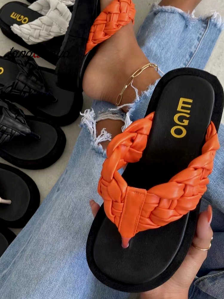 Slippers 2022 woven slippers women casual for ladies beach flip flops summer thick bottom sandals orange platform slide Y2302, Black
Slippers 2022 woven slippers women casual for ladies beach flip flops summer thick bottom sandals orange platform slide Y2302, Black