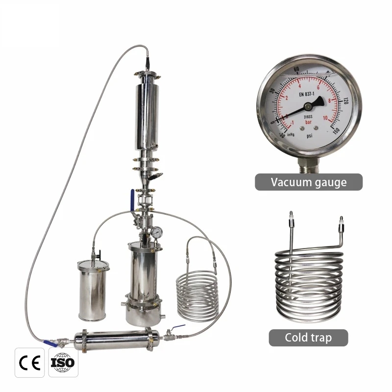 wholesale Pressure Equipment 1LB Closed Loop Extractor Tube Kit Laboratory Extraction Tube Kit Lab Supplies