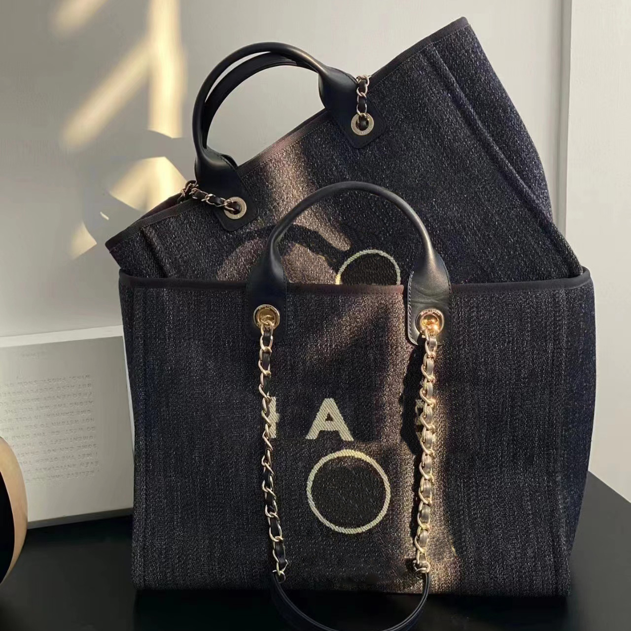 Women's Luxury Handbag Designer Beach Bag High Quality Fashion Knitted Wallet Shoulder Large Tote Bag with Chain Canvas Shopping Bag, #6
Women's Luxury Handbag Designer Beach Bag High Quality Fashion Knitted Wallet Shoulder Large Tote Bag with Chain Canvas Shopping Bag, #6