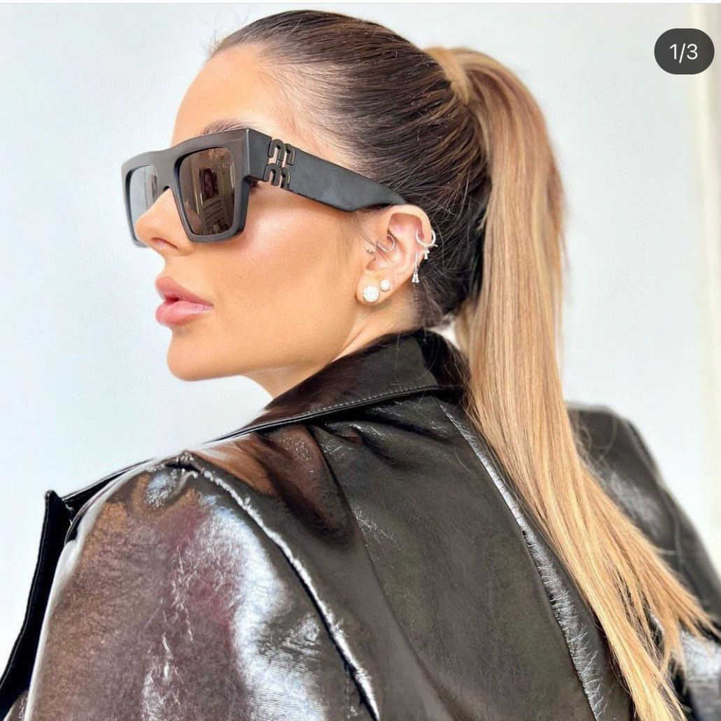 Designer Sunglasses High Quality Miui Sunglasses Windproof Slimming Taking Photos Versatile Style Hot Large Standard Glasses
Designer Sunglasses High Quality Miui Sunglasses Windproof Slimming Taking Photos Versatile Style Hot Large Standard Glasses